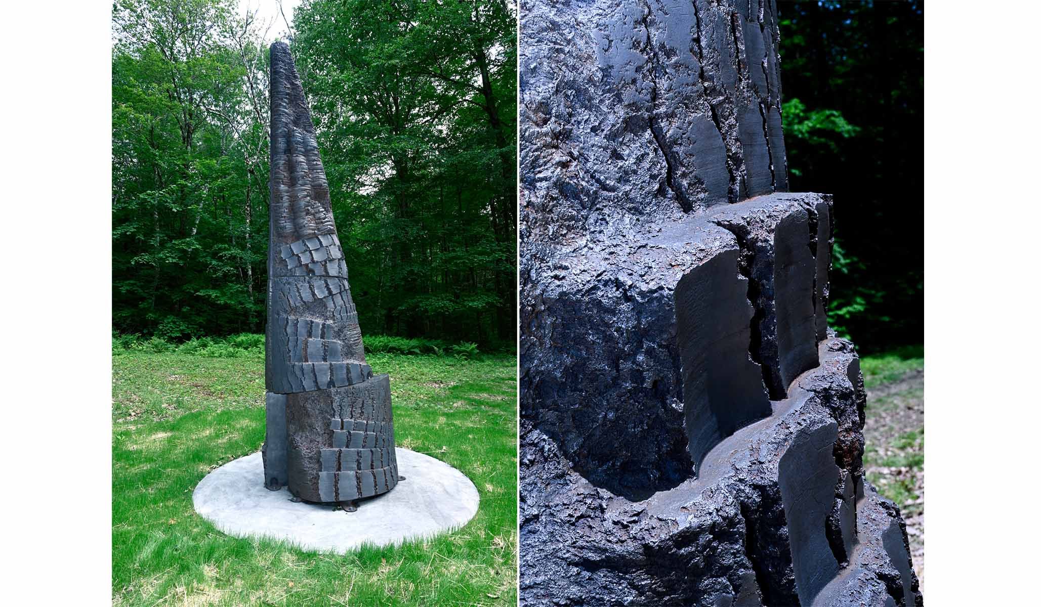 Views of Yō Akiyama’s Oscillation: Vertical Garden , June 2025.