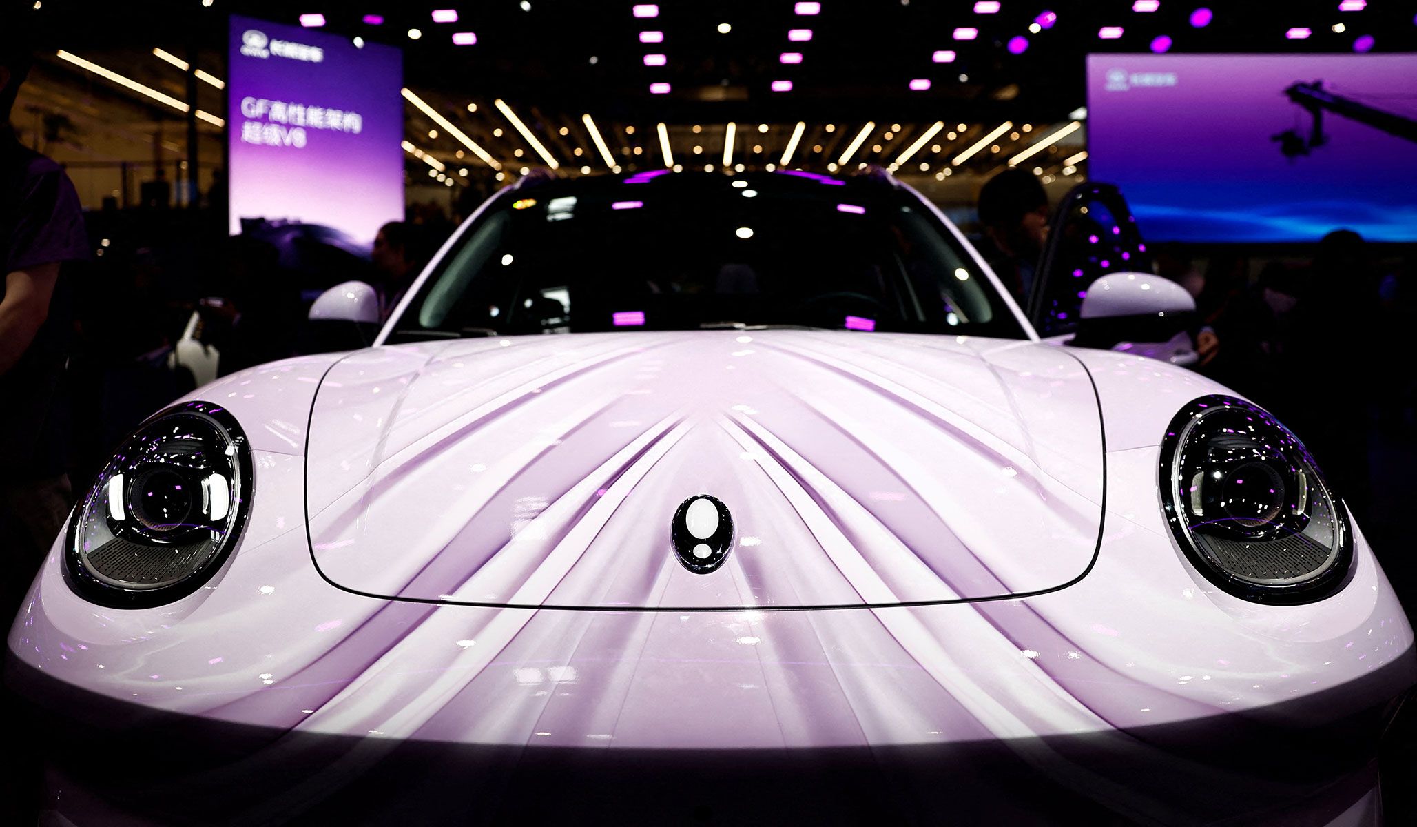 The Ora 5, a brand under Great Wall Motors at the Beijing International Automotive Exhibition in Beijing, China, April 24, 2026.