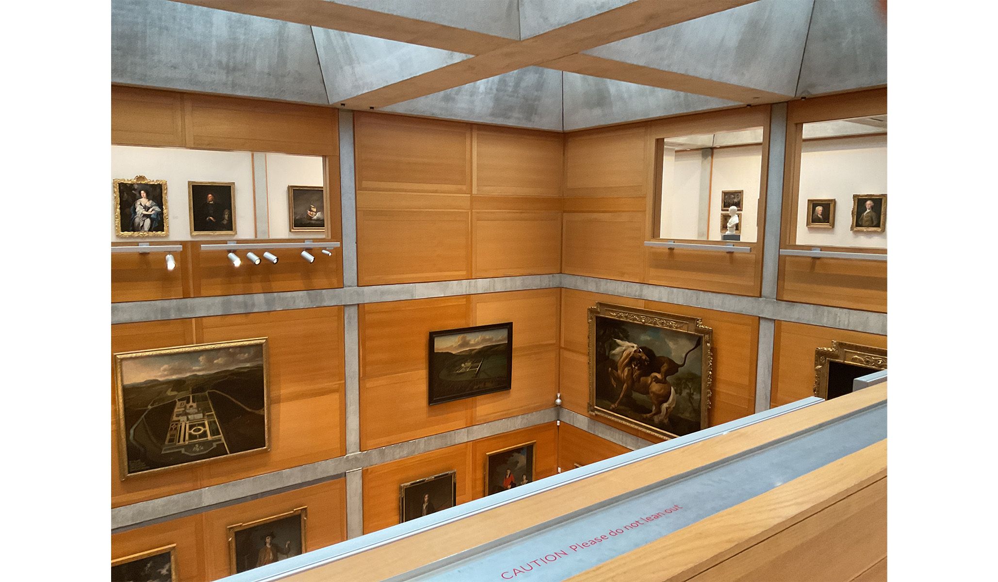 Installation view of the gallery.
