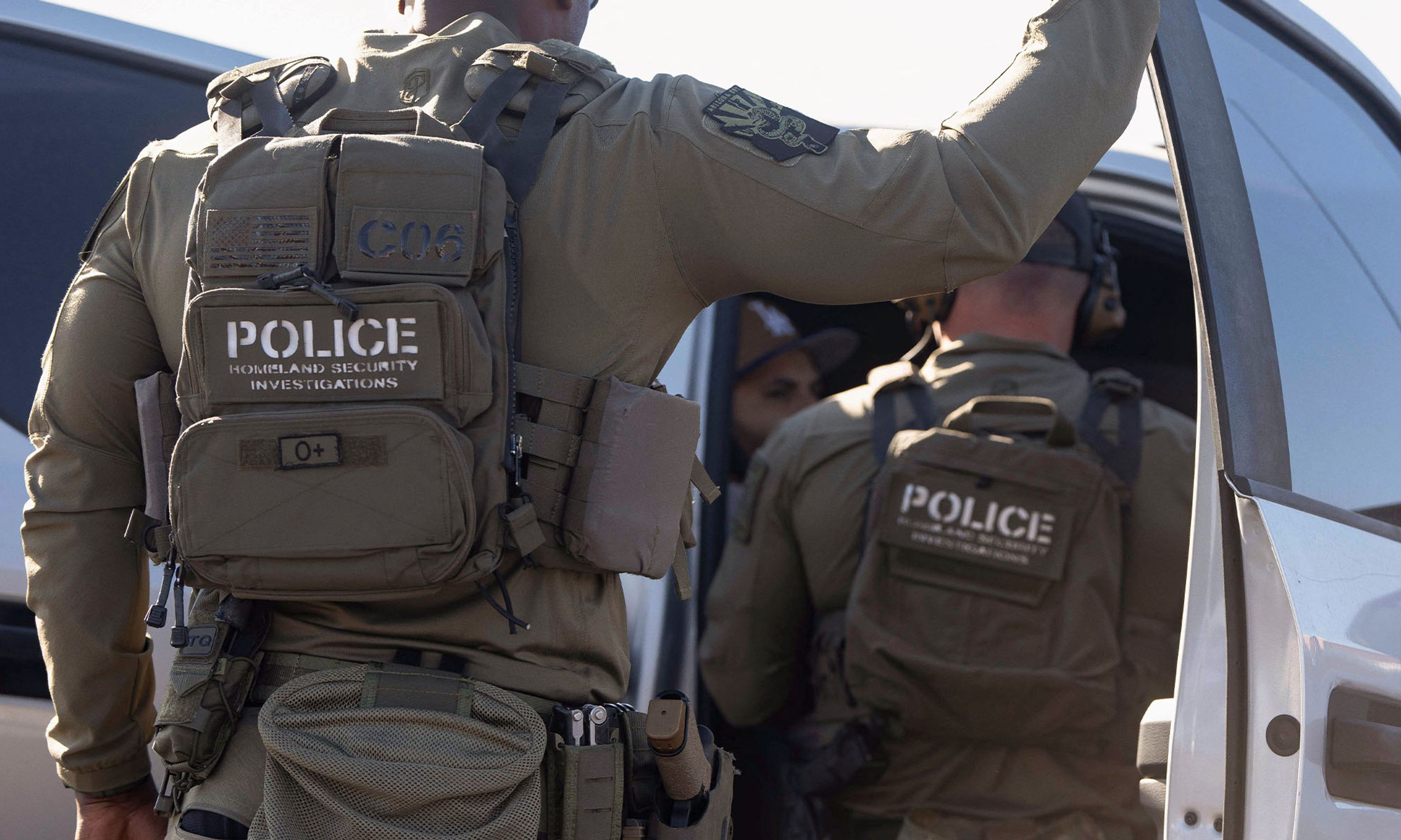 Immigrants with prior convictions detained by Immigrations and Customs (ICE) Homeland Security Investigations (HSI) agents
