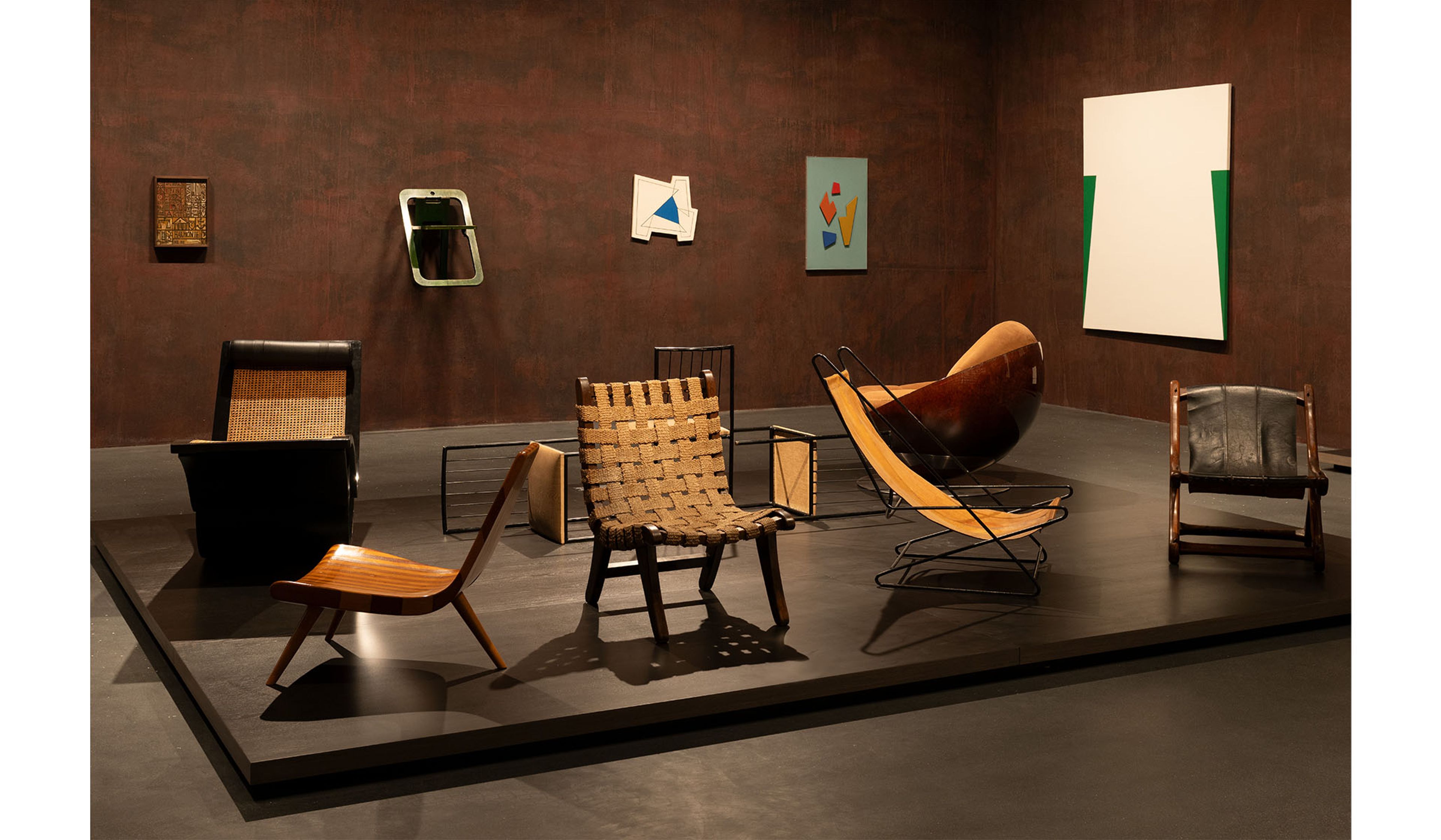 Installation view of the David Geffen Galleries.