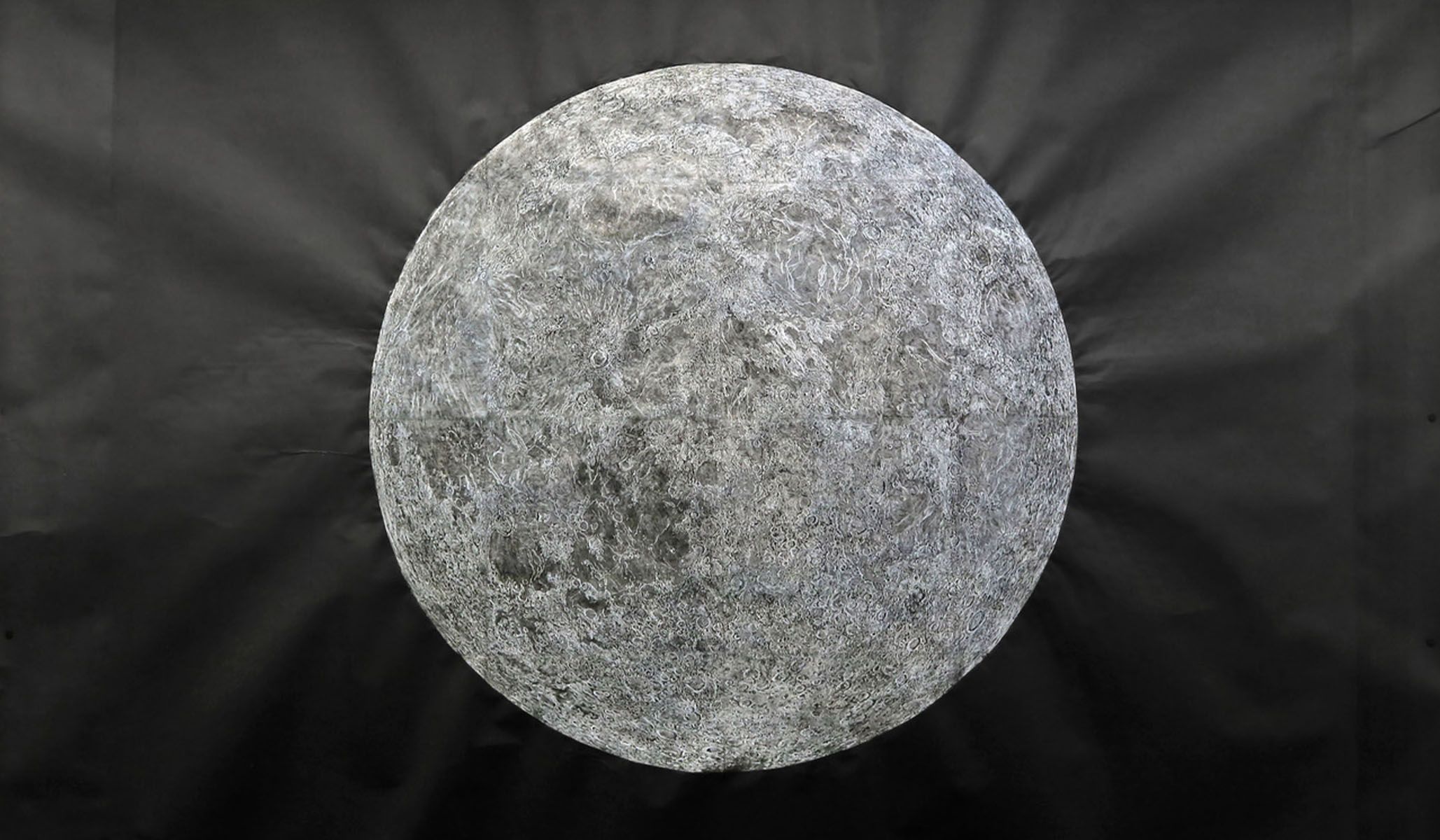 Kiki Smith’s full view of Wooden Moon .