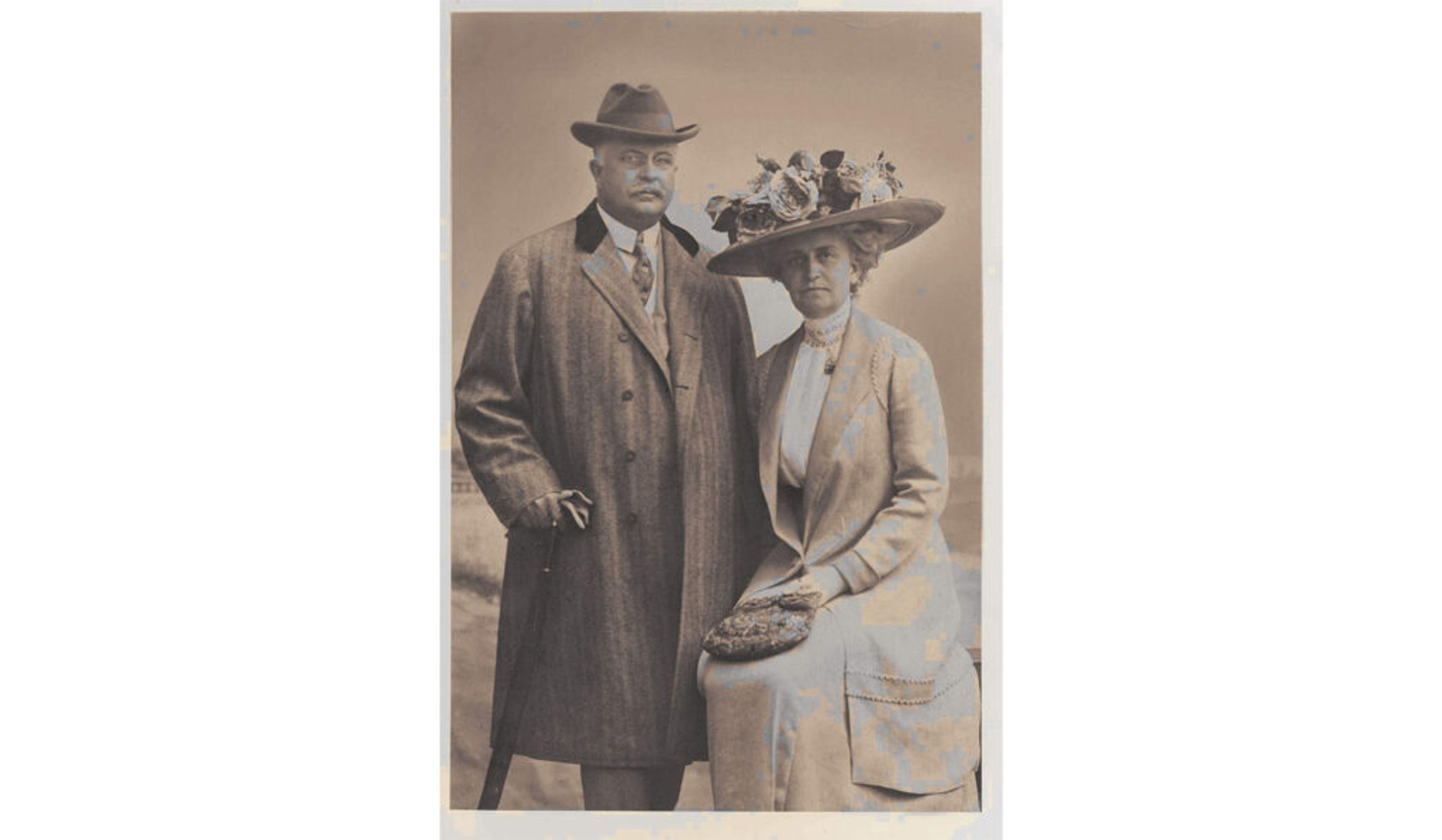 Edward Drummond Libbey and his wife, Florence Scott Libbey.