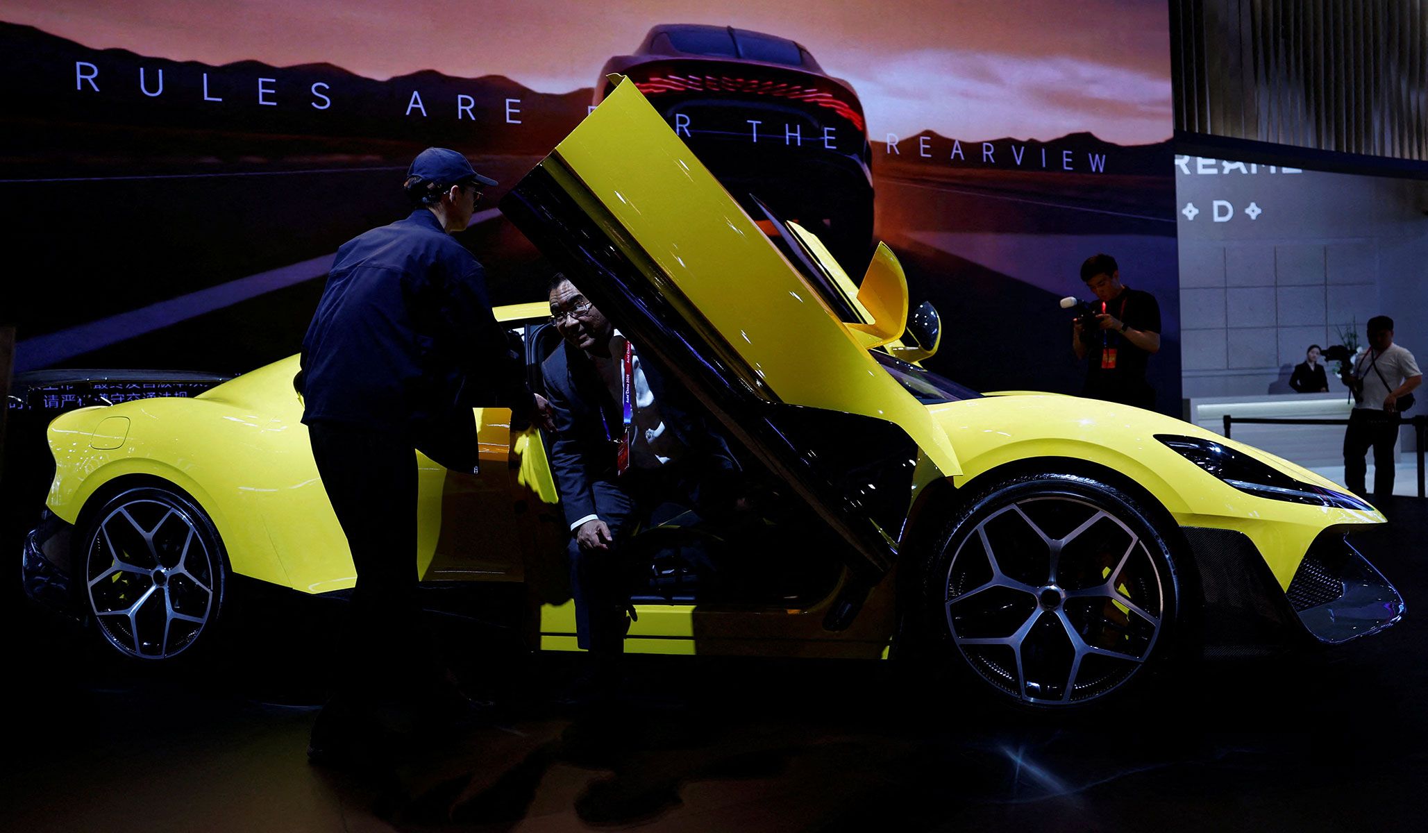 Dreame Nebula Next 01X concept at the Beijing International Automotive Exhibition in Beijing, China, April 24, 2026.
