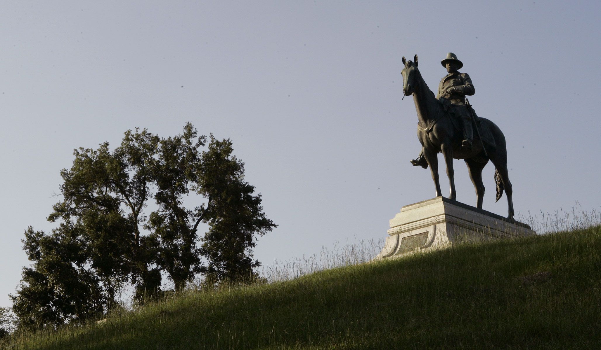 Statue of Ulysses S. Grant at the Vicksburg National Military Park in Vicksburg, Miss., 2005.