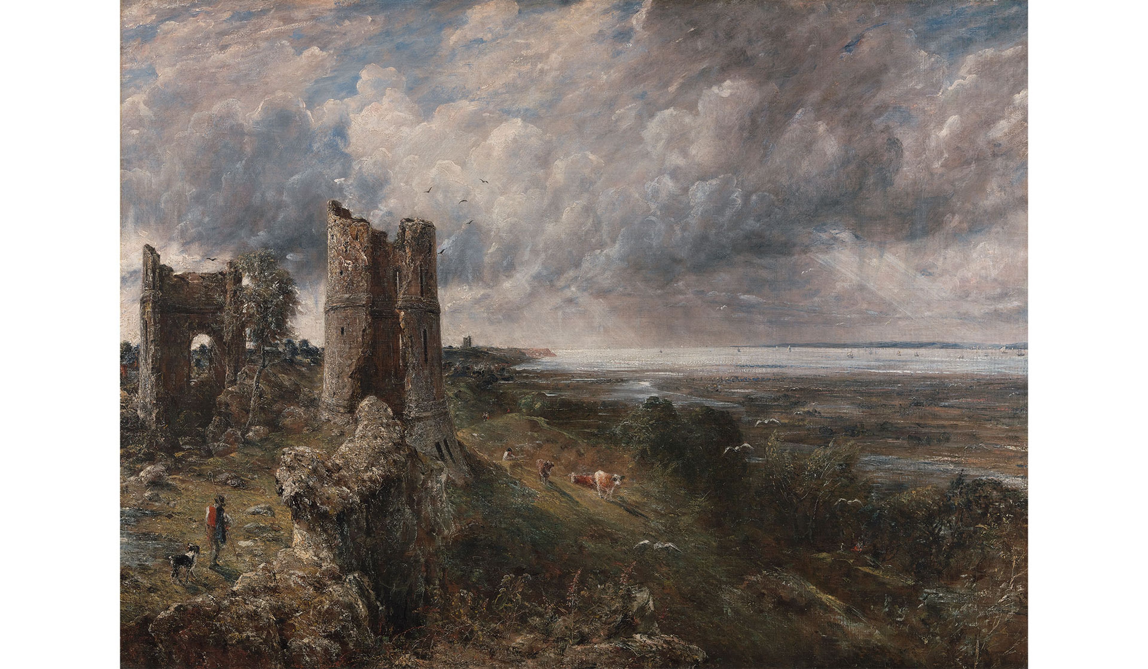 John Constable, Hadleigh Castle, The Mouth of the Thames — Morning after a Stormy Night , 1829, oil on canvas.
