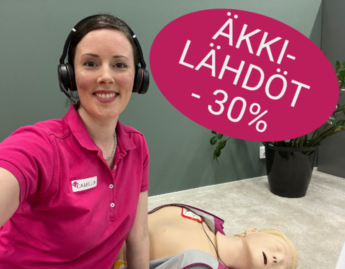 Äkkilähdöt ovat -30%