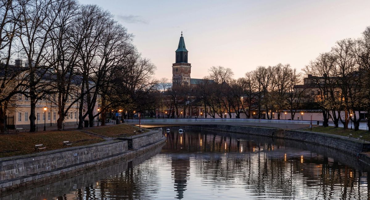 Aurajokinäkymä Turussa