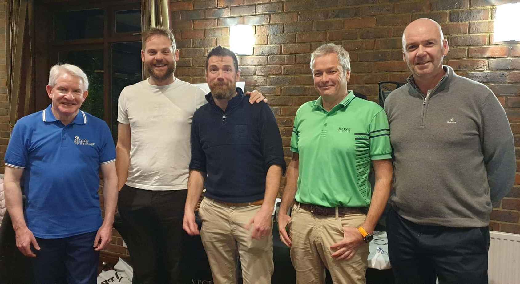 Tom Scanlon (on left) with the members of the successful Elite Metalcraft team: David O’Sullivan, Cathal Vaughan, Padraig Collins and Gearoid O’Sullivan.