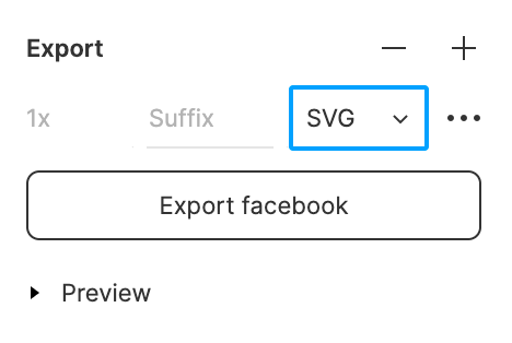 Exporting an SVG out of Figma