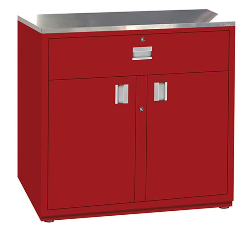 ShureTech Double Locking Door / Drawer Storage Cabinet