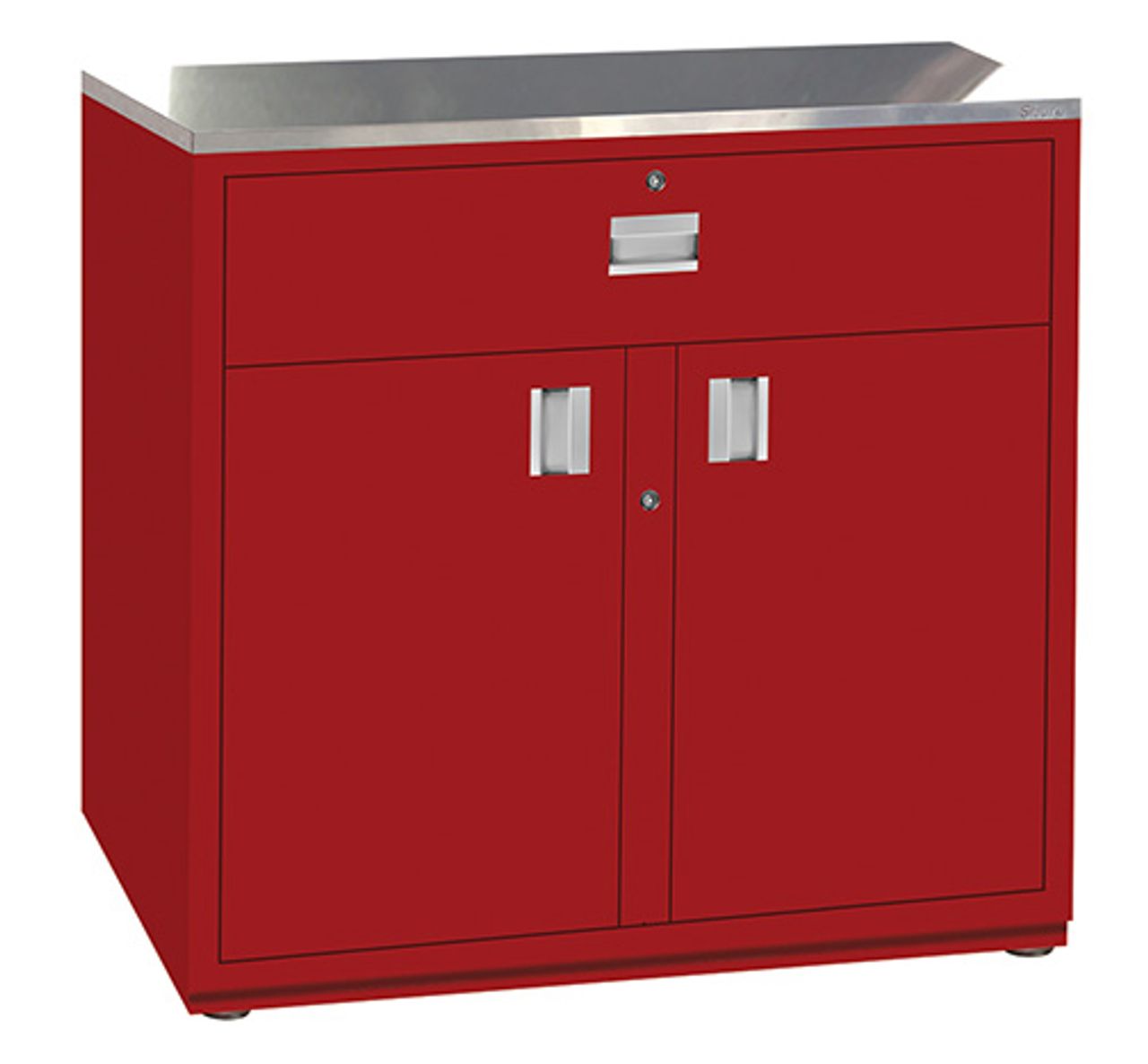 ShureTech Double Locking Door / Drawer Storage Cabinet