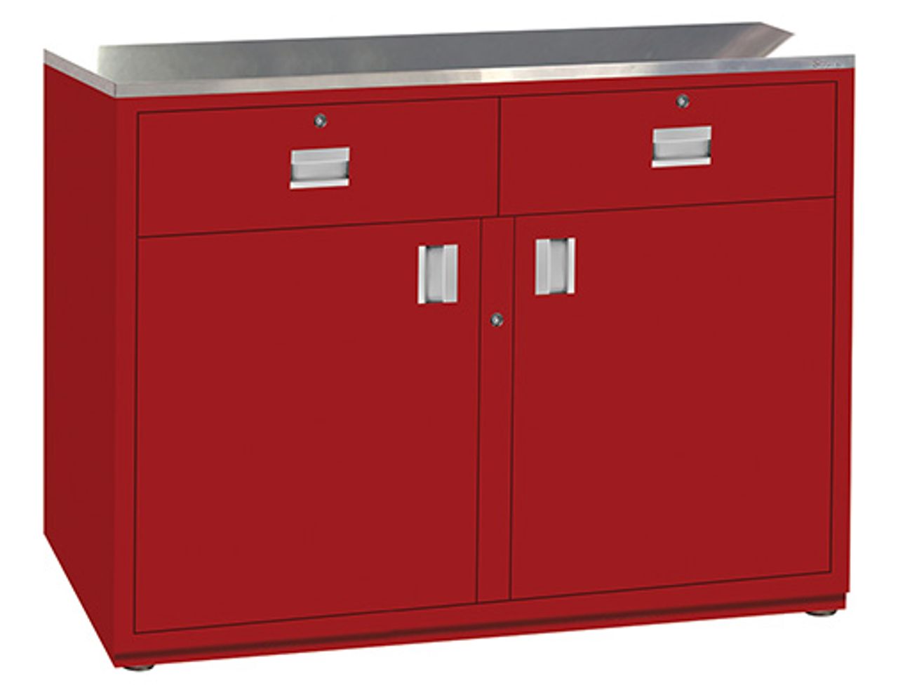 ShureTech Double Locking Door / Drawer Storage Cabinet