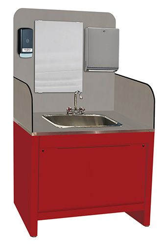 Stationary Single Deluxe Sink Station