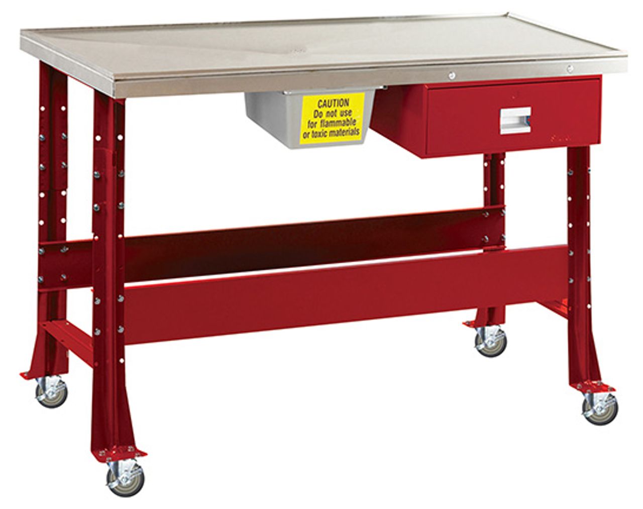Oversized Tear Down Bench With Stainless Steel Top