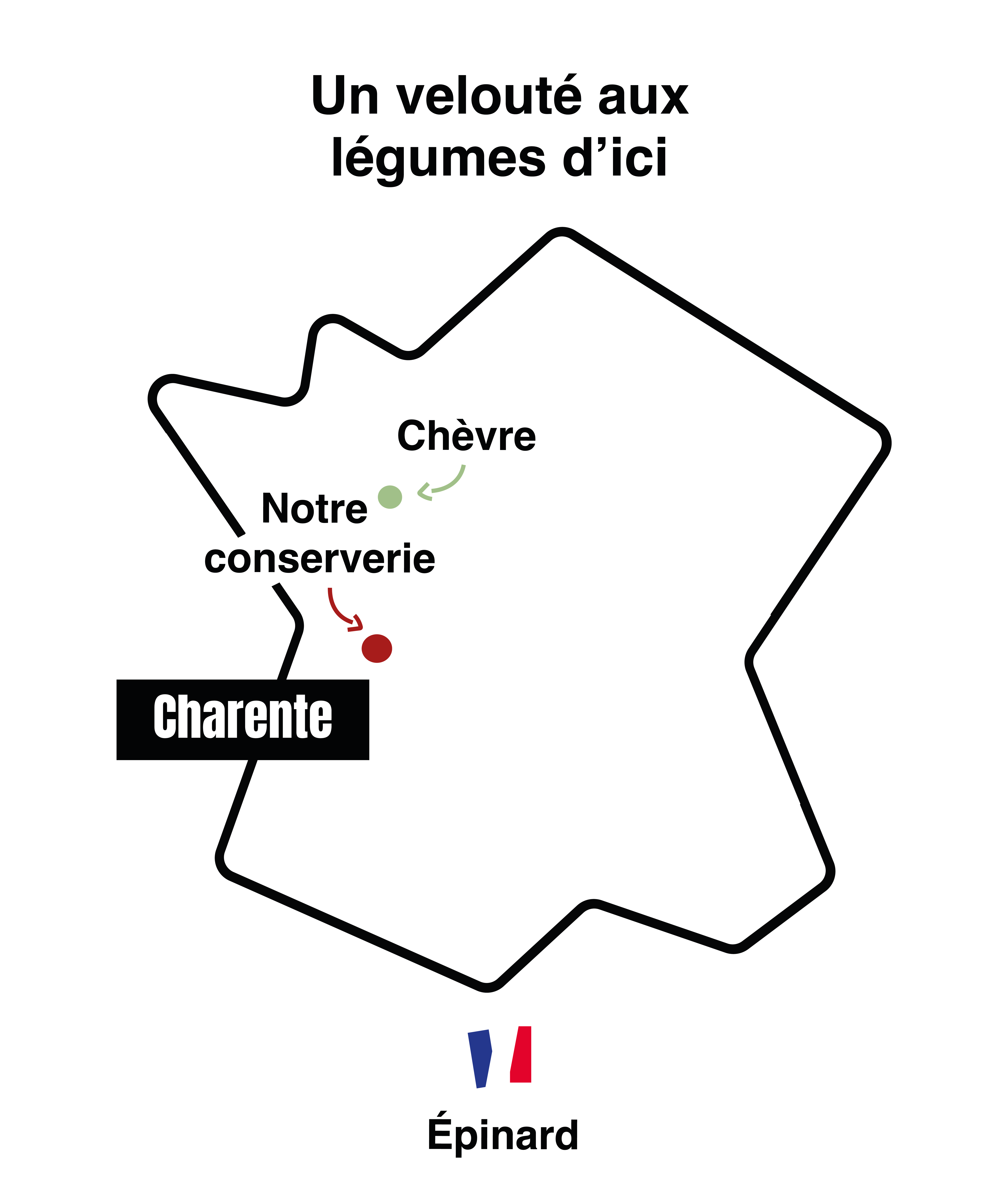 Soupe épinard chèvre