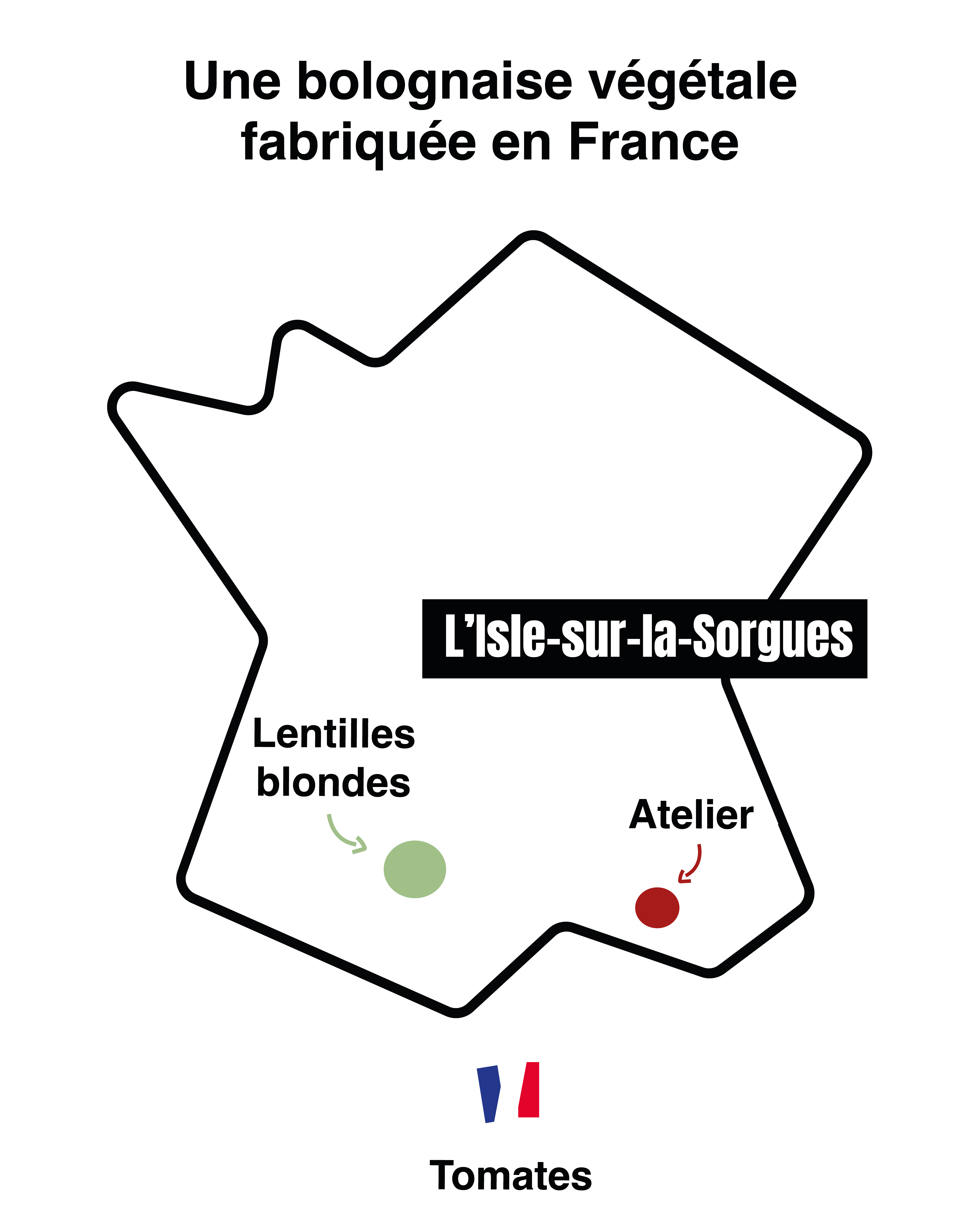 Sauce tomate aux lentilles blondes