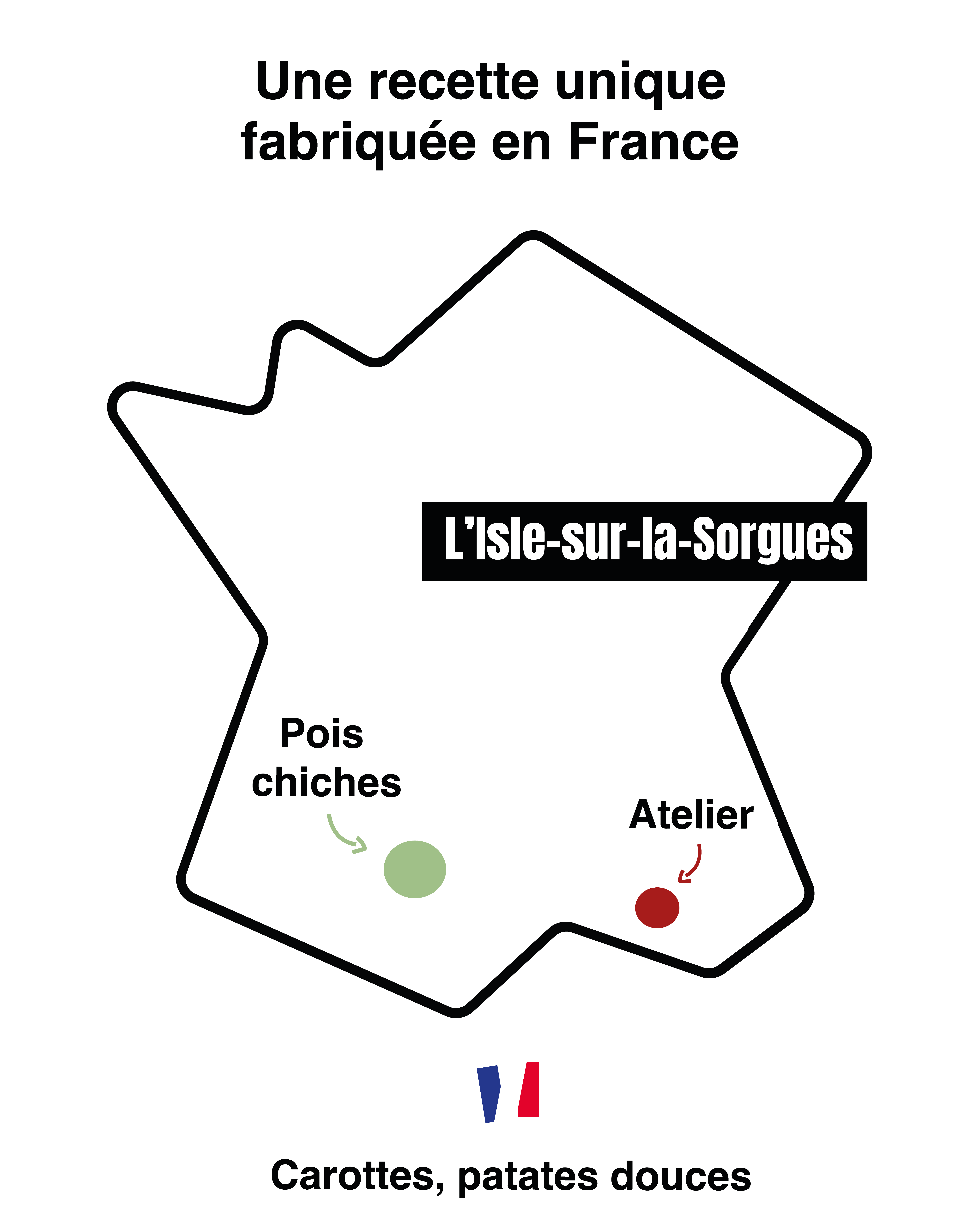 Préparation de pois chiche et carotte cuisinée aux épices curry