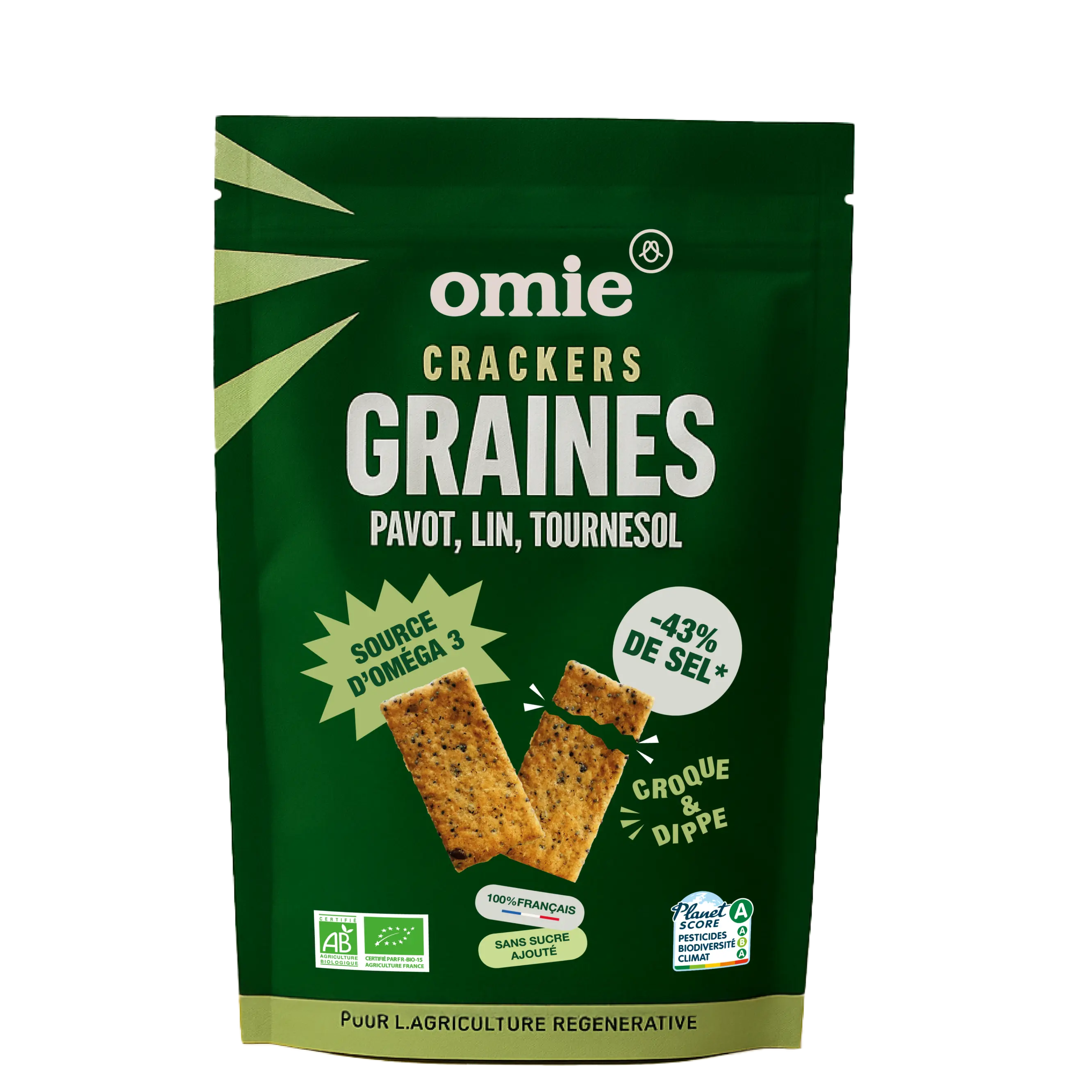 Crackers aux graines