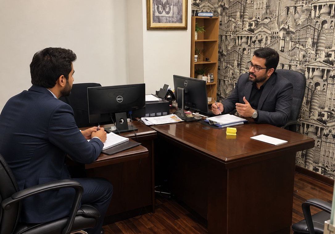 A GovtLink Solutions consultant advising a client on company formation in Bahrain