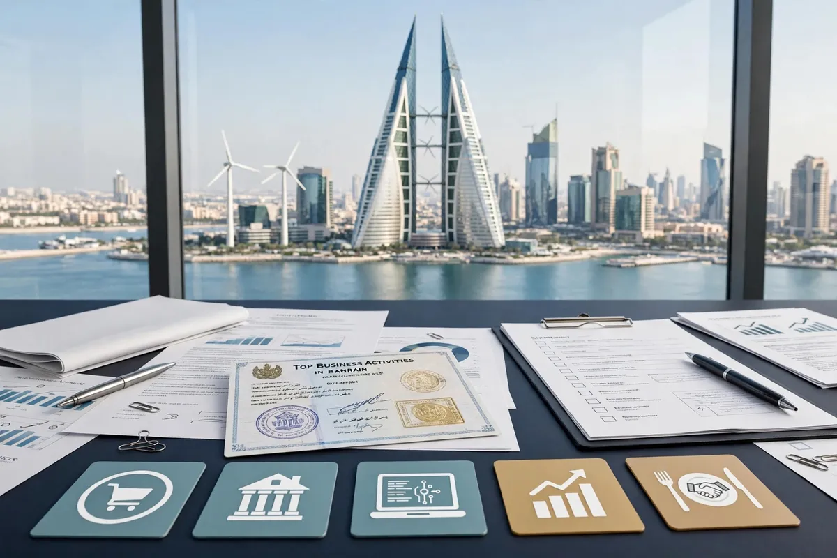 Bahrain business license cost 2026