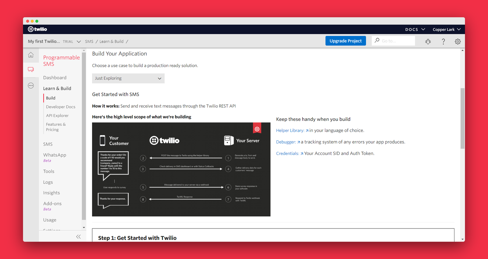 Twilio screenshot 3