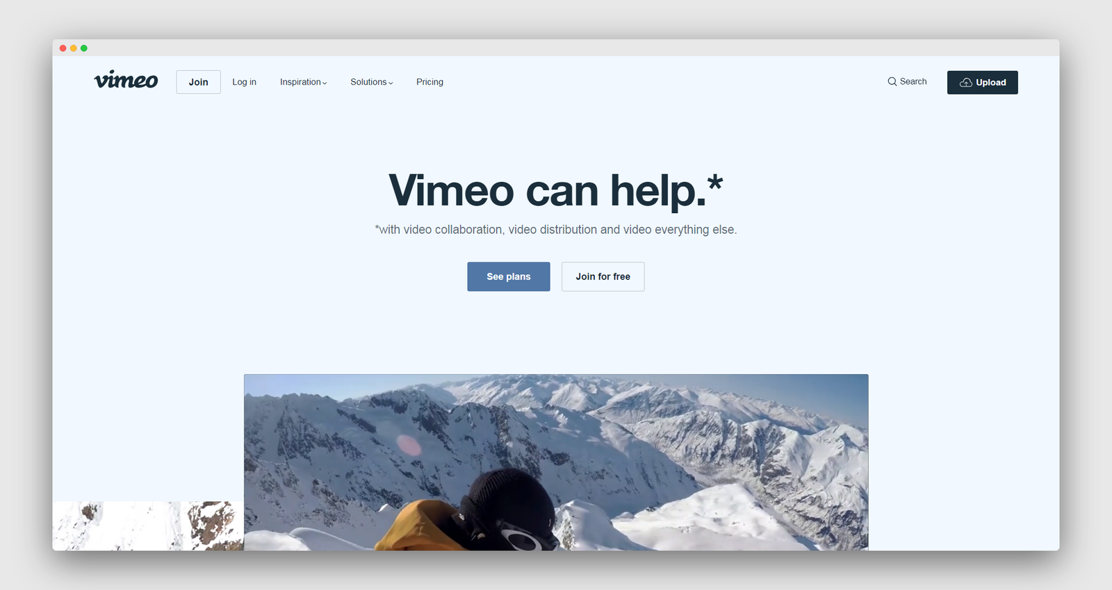 Vimeo screenshot 1