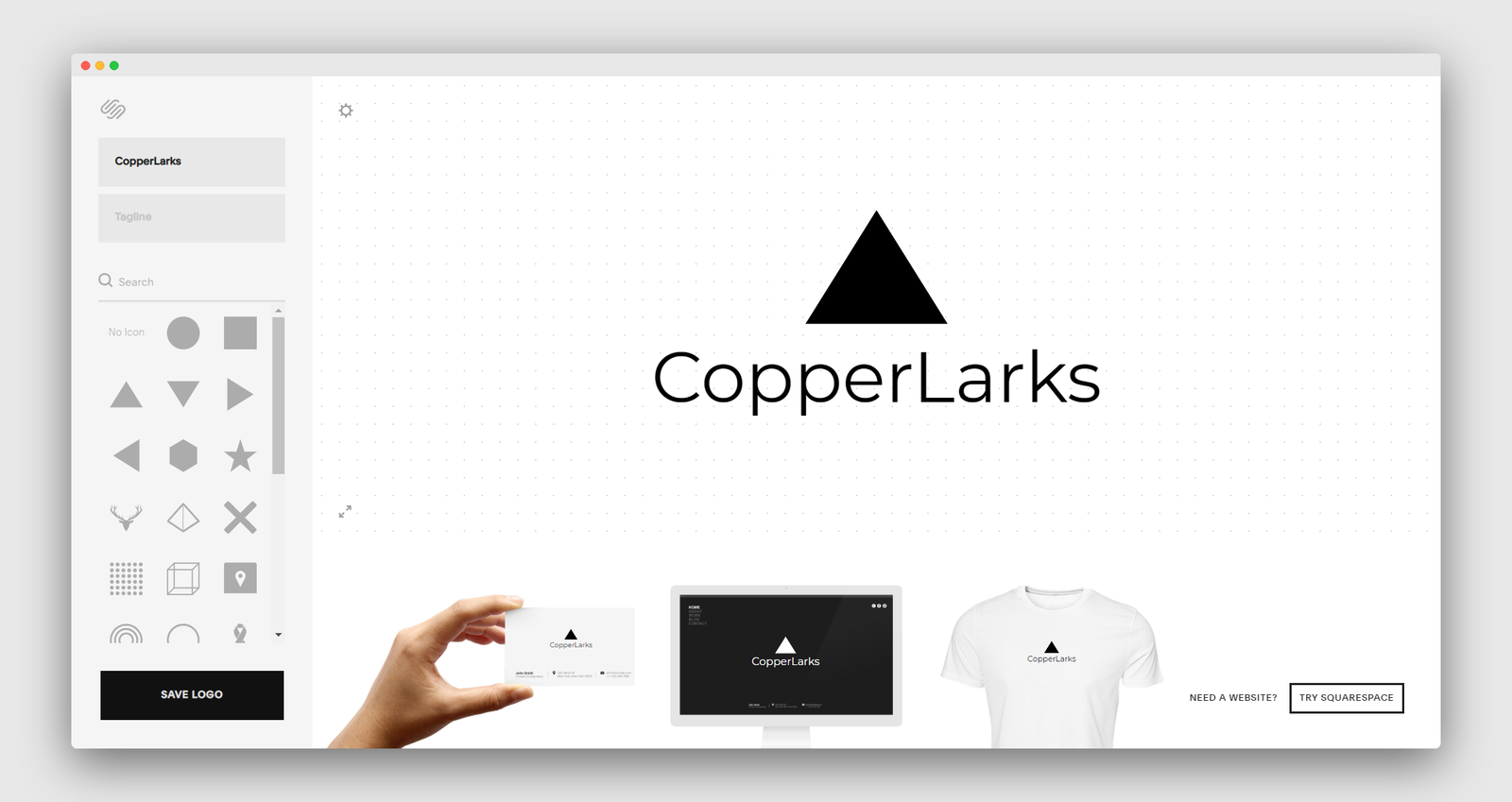 Squarespace Logos screenshot 2