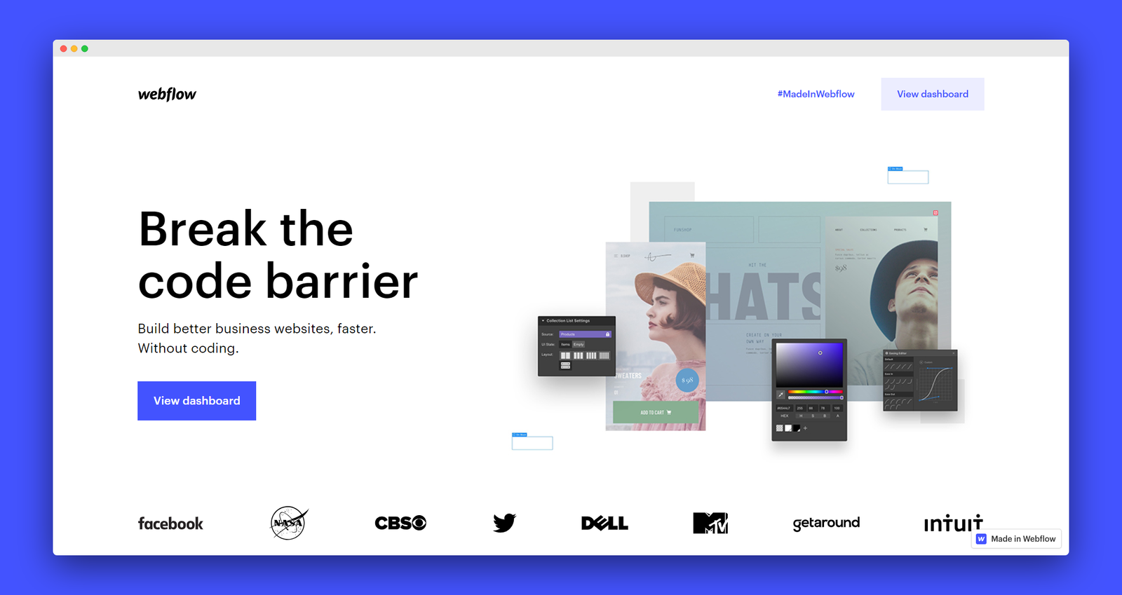 Webflow screenshot 1