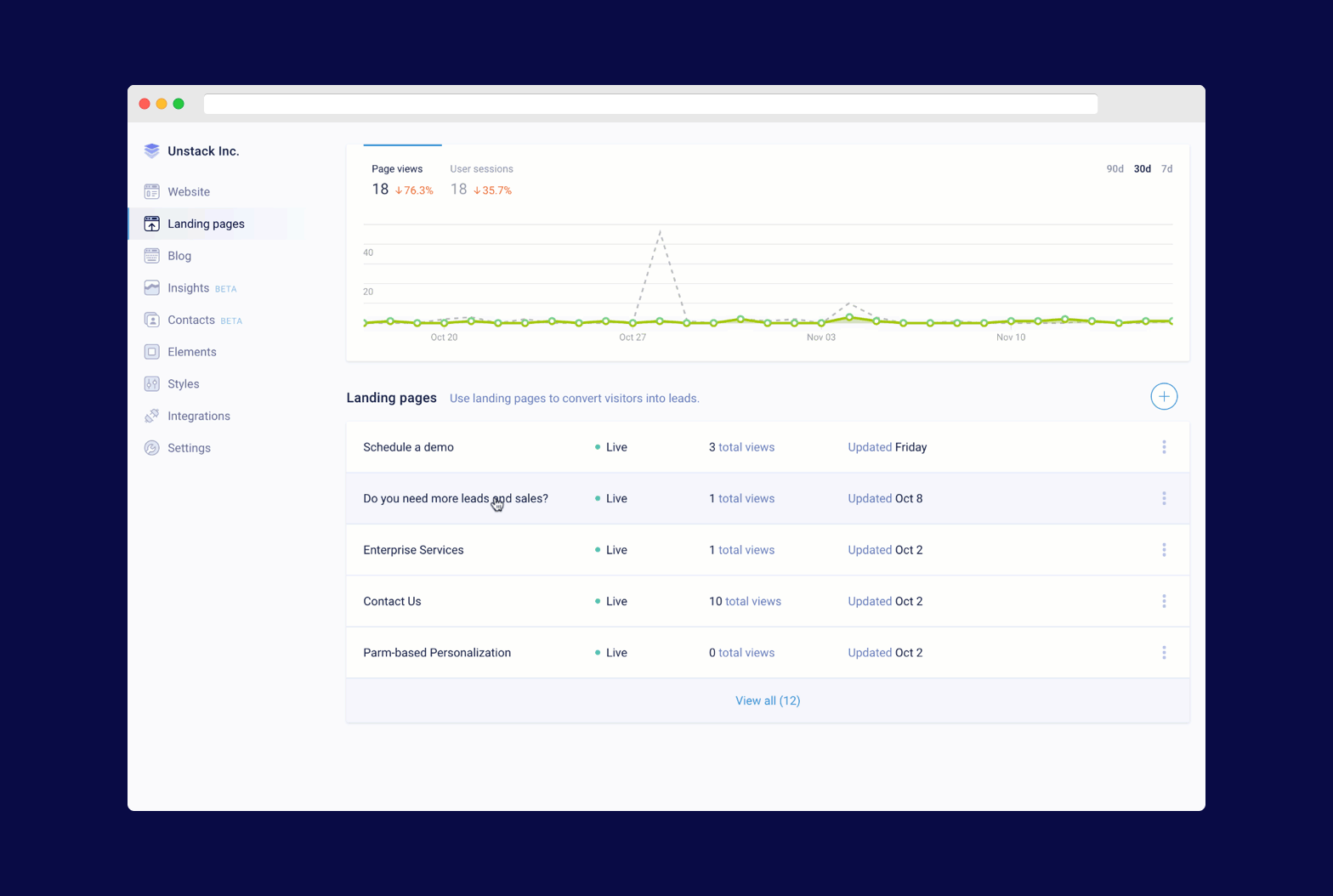 Unstack screenshot 2