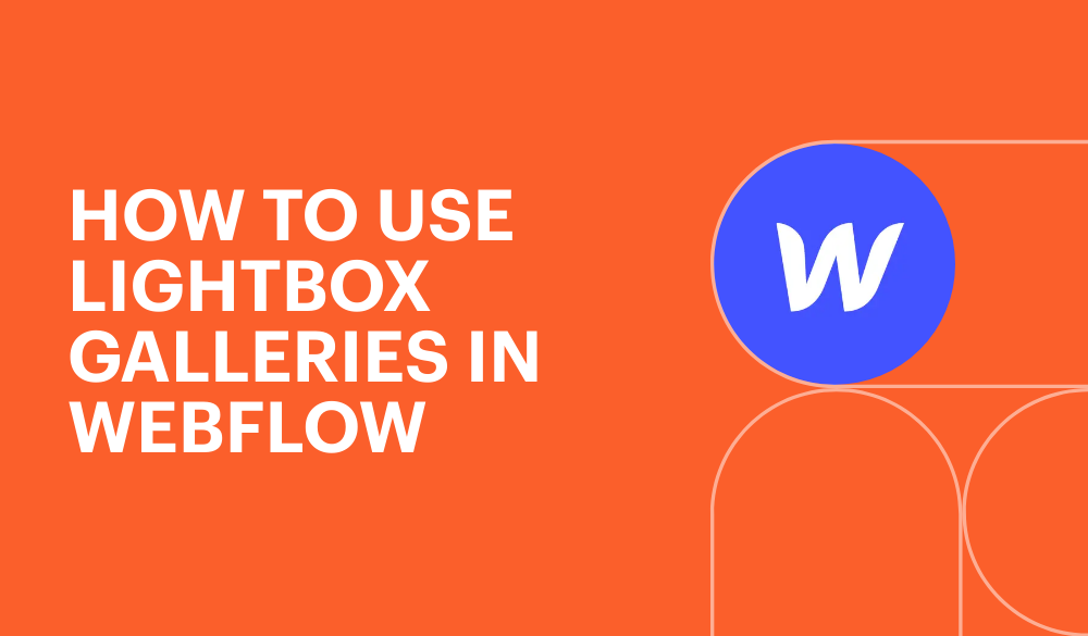 How to use Lightbox Galleries in Webflow
