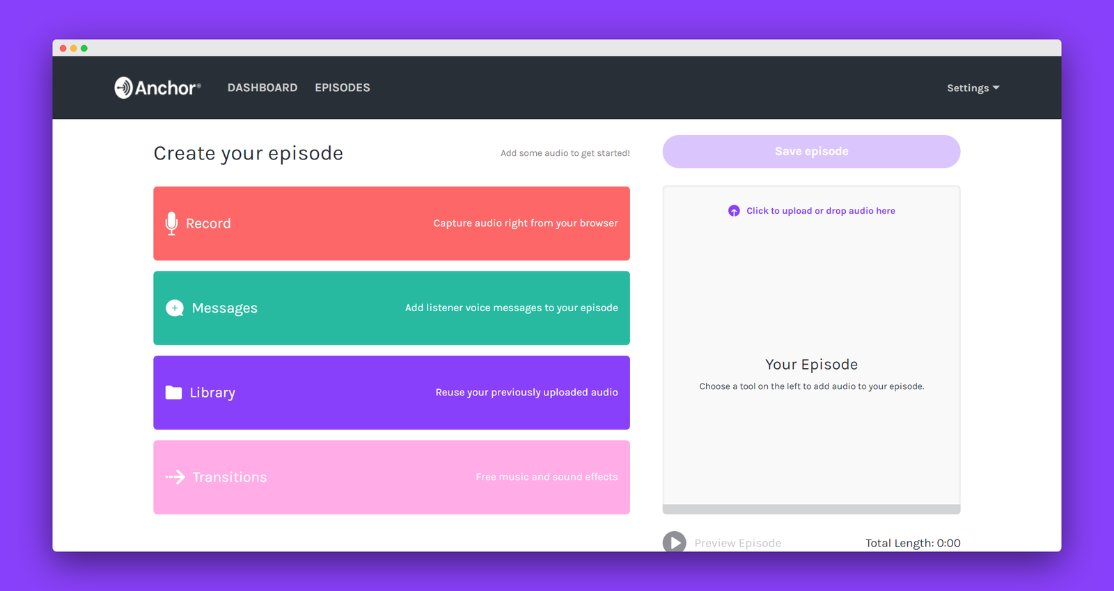 Anchor screenshot 3