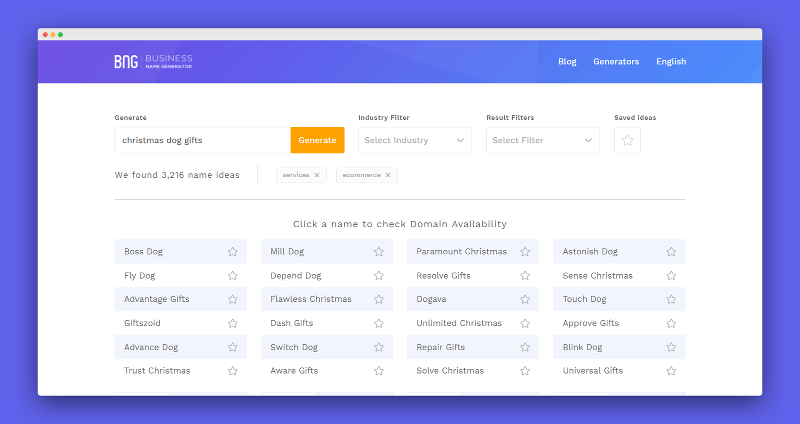 Business Name Generator screenshot 2
