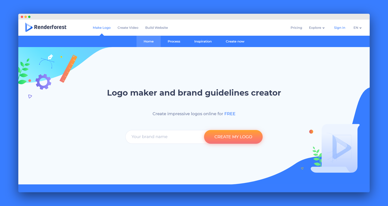 Render Forest Logo-Makeer screenshot 1