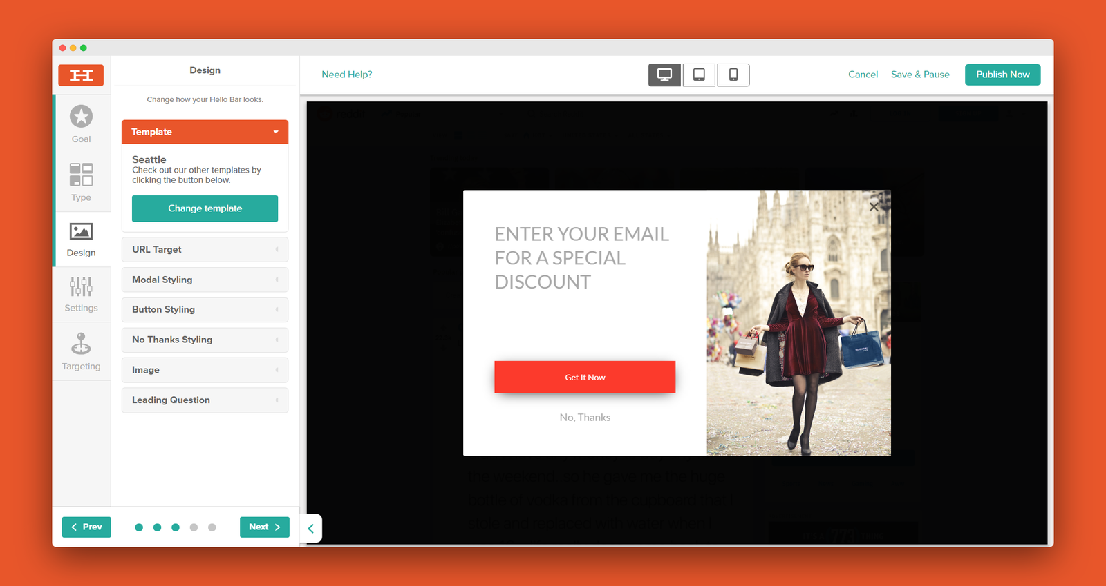 Hellobar screenshot 3