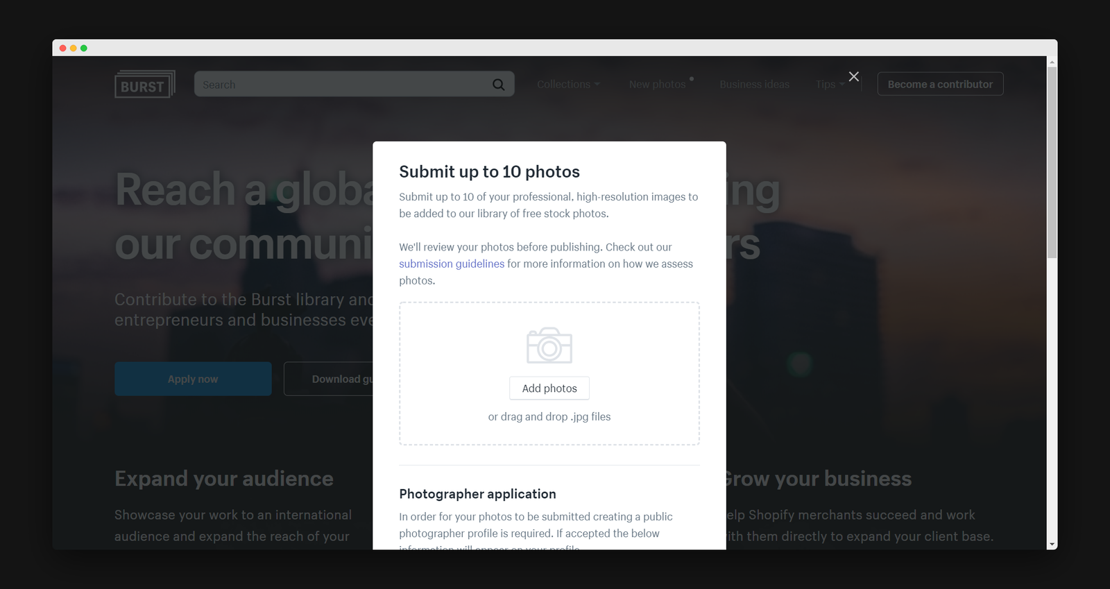 Burst screenshot 3