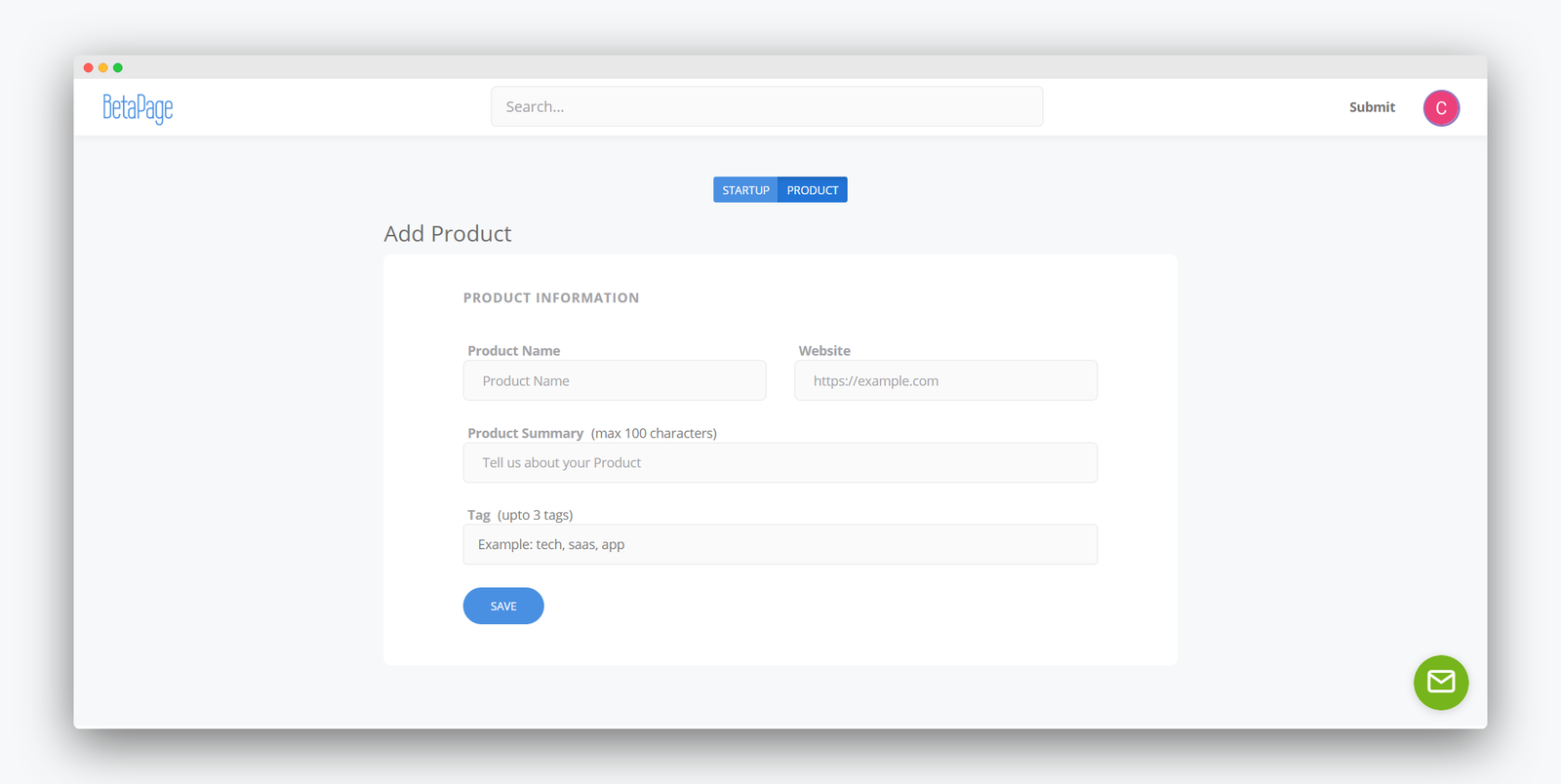 Betapage screenshot 3