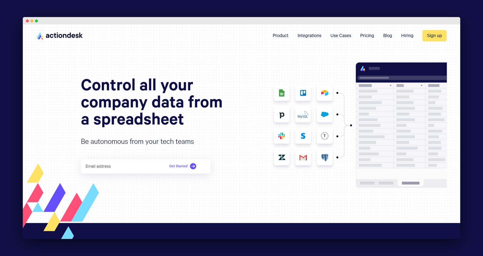 Actiondesk screenshot 1