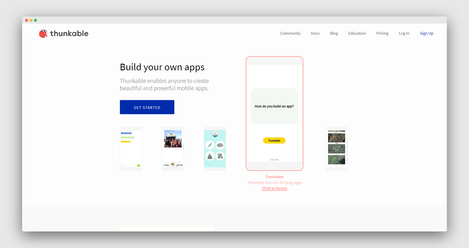 Thunkable screenshot 1
