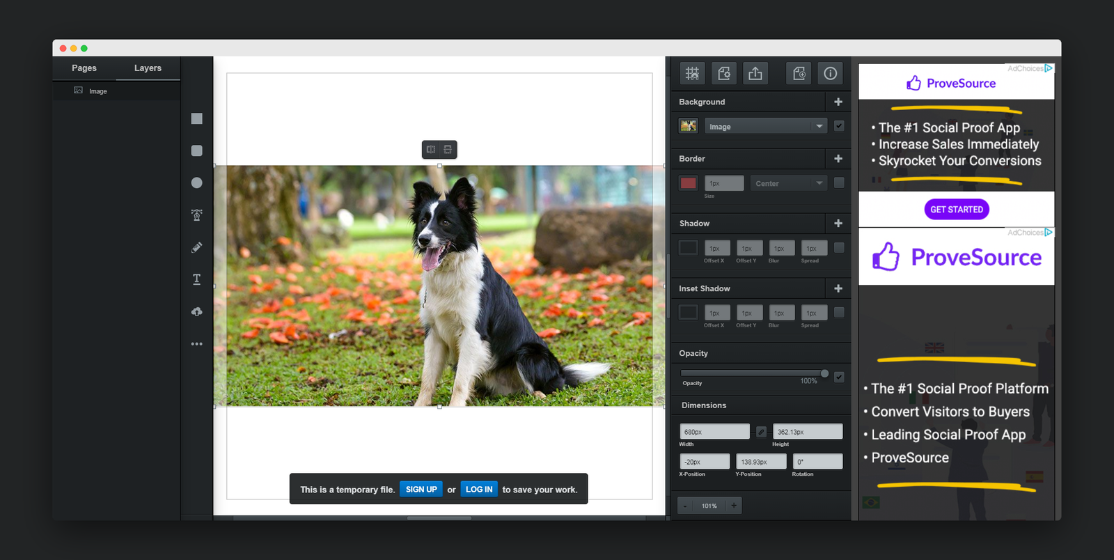 Vectr screenshot 2