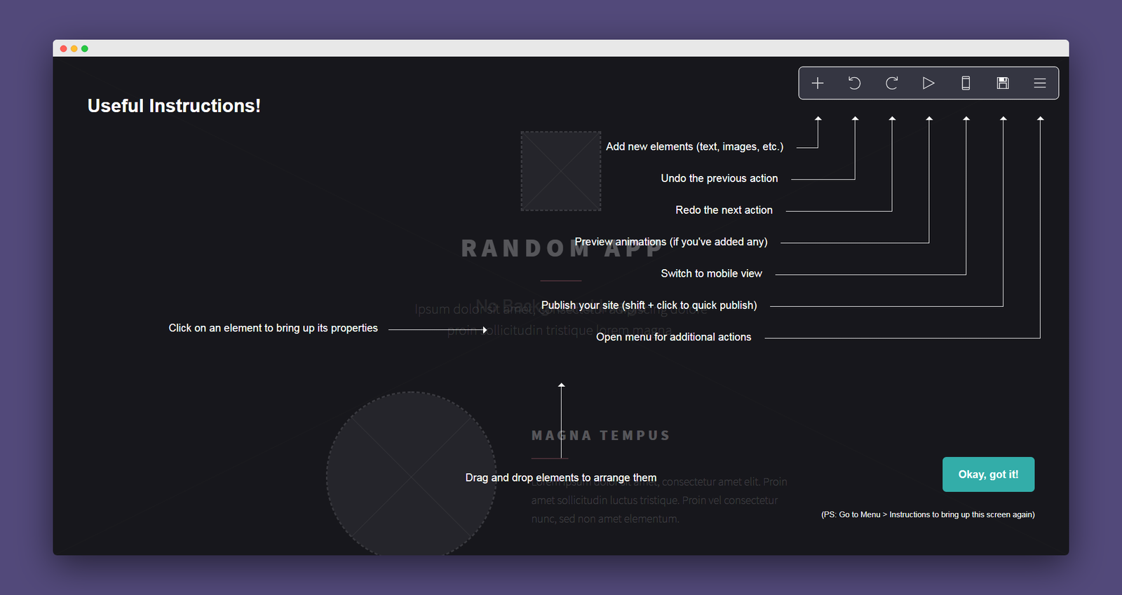 Carrd screenshot 3