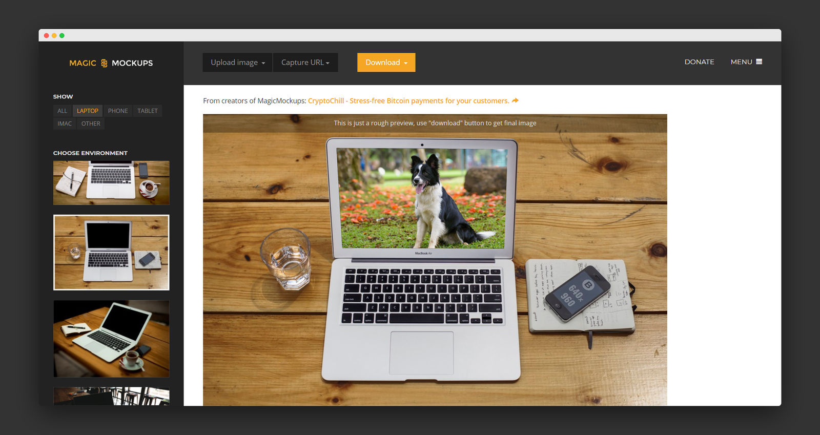 Magic Mockups screenshot 2