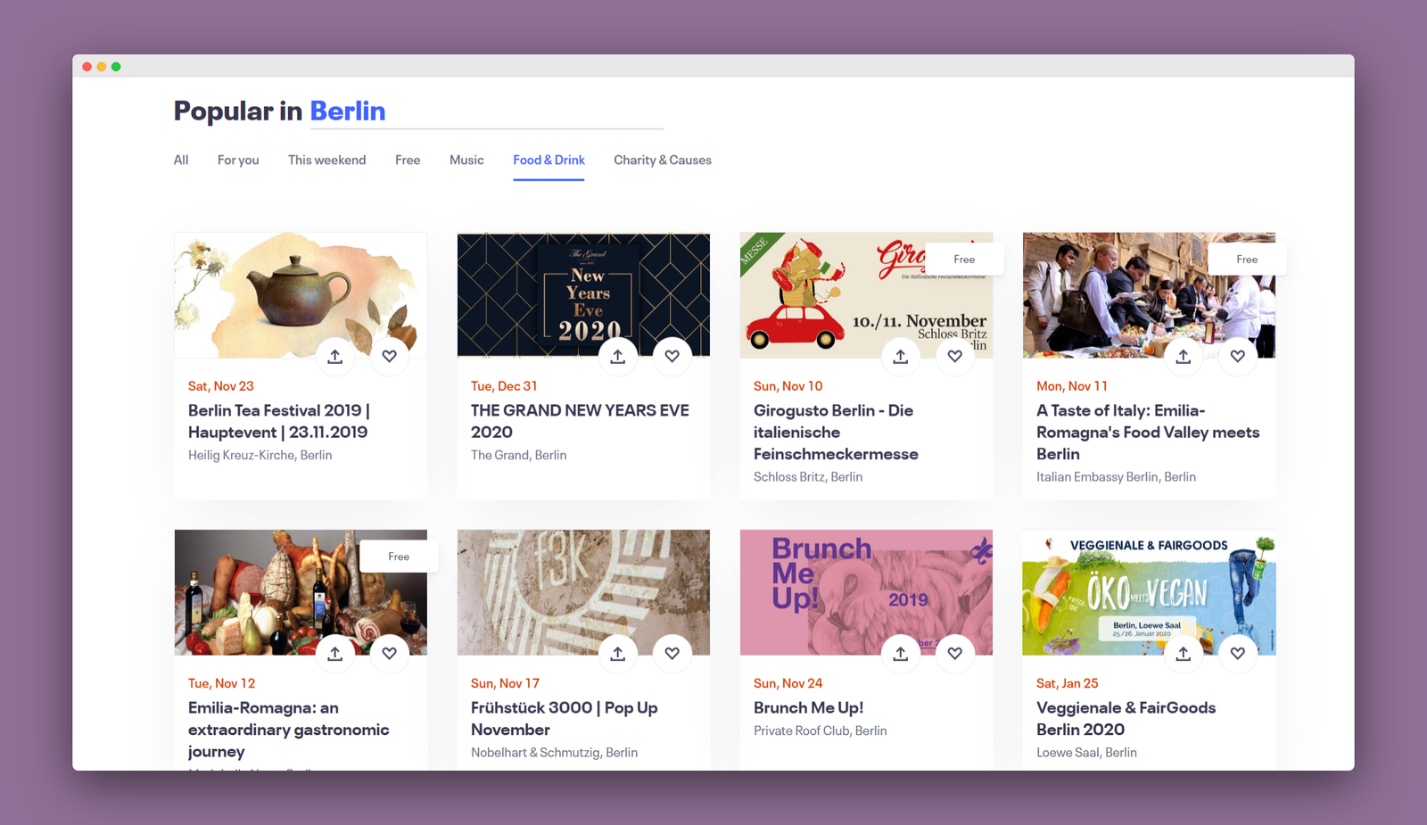 Eventbrite screenshot 2