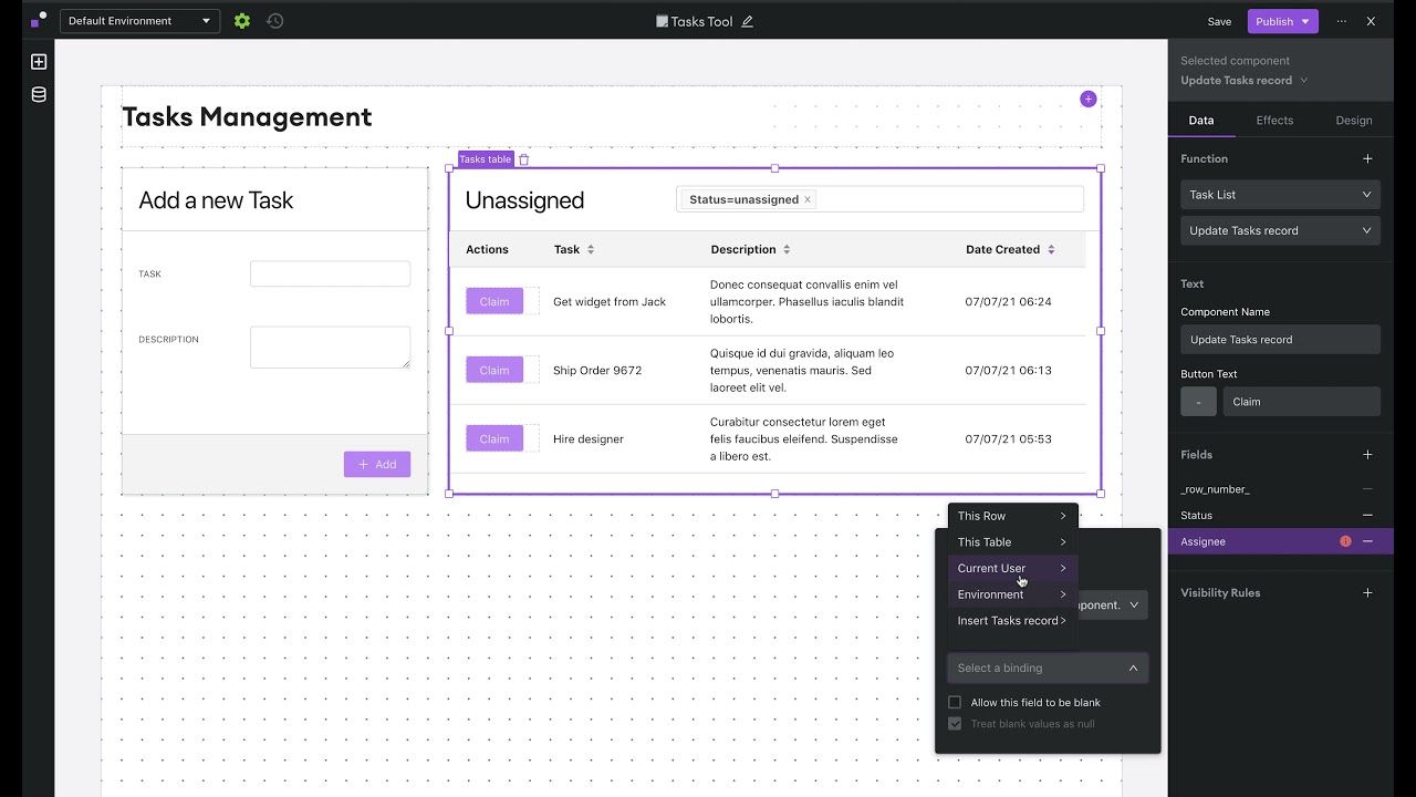 Internal: Build a Task Management Tool | NoCode.Tech