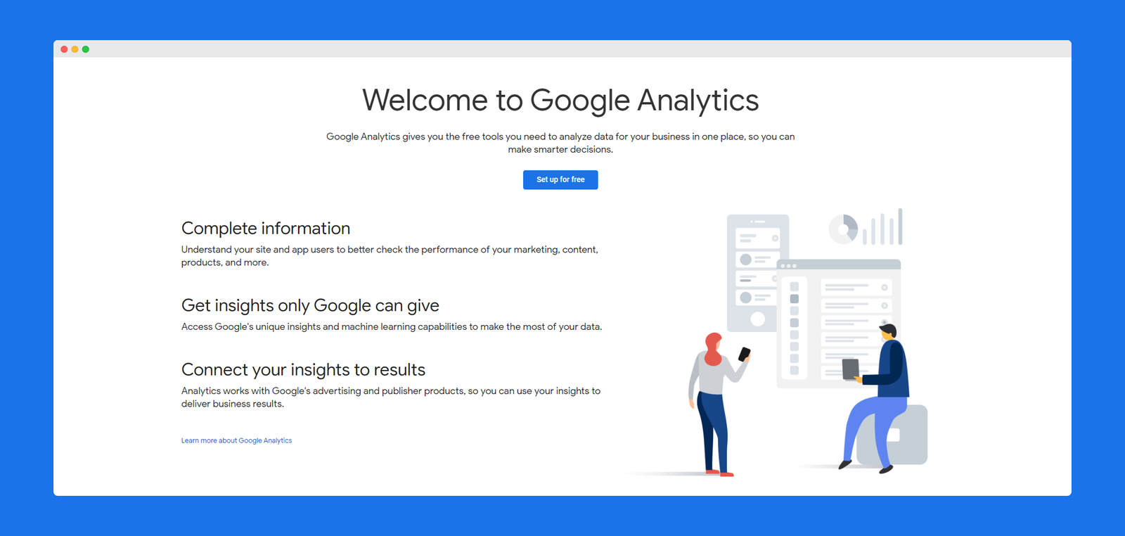 Google Analytics screenshot 1