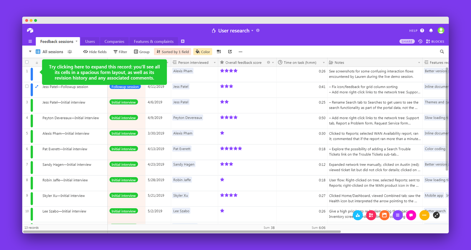 Airtable screenshot 2