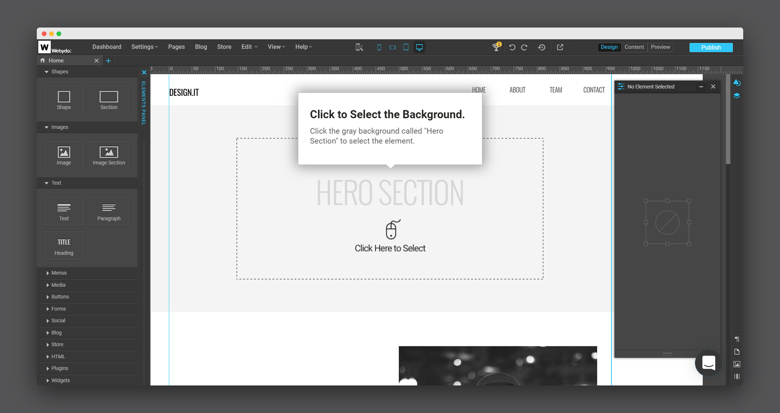 Webyo screenshot 2