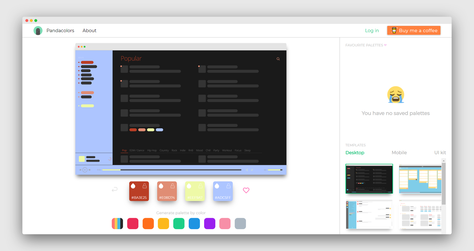 Panda Colors screenshot 1