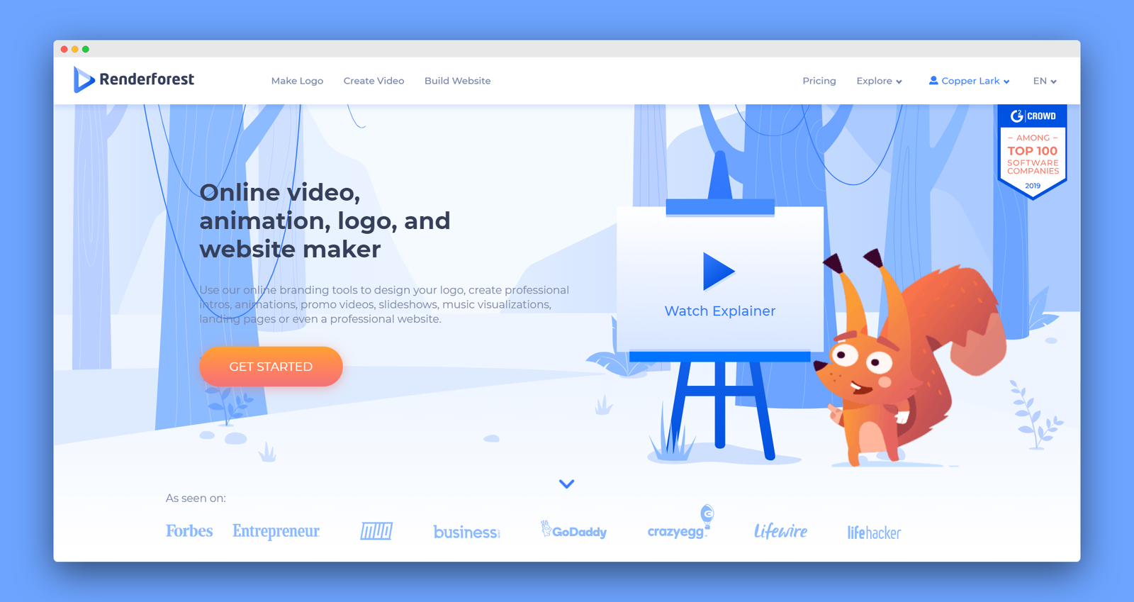 RenderForest screenshot 2