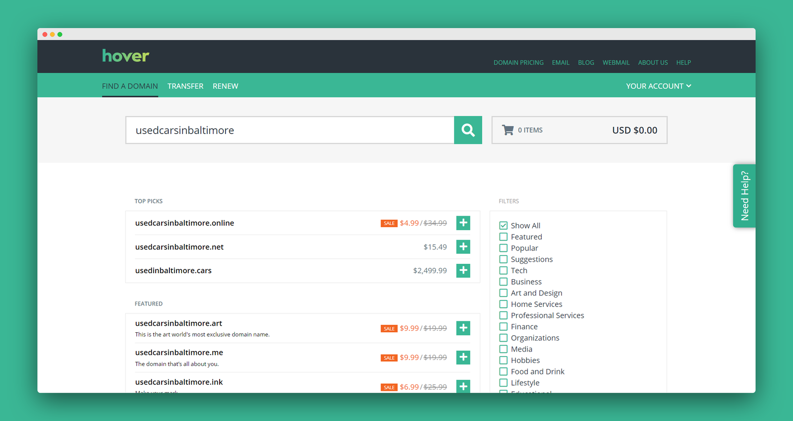 Hover screenshot 2